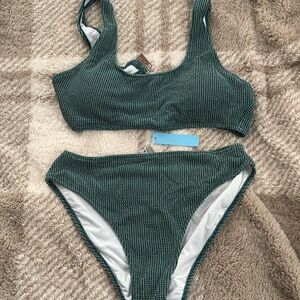 Stylish Teal Bikini Set